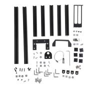 Leftwei Bricolage Ordinateur Carte Mère Boîtier Support Dissipation Thermique Vertical Ouvert Cadre en Aluminium Châssis Support Bricolage Cadre de Châssis Ouvert