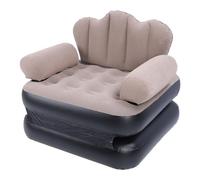 Leftwei Canapé-lit Gonflable, Matelas de canapé Gonflable en PVC floqué épais, Housse Lavable de Grande Taille, Idéal pour Une Utilisation Intérieure et Extérieure, Supporte 200 Kg, 178x64 Cm