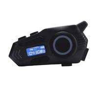 Leftwei Casque Bluetooth pour Casque de Moto, Système de Communication pour Moto avec Suppression du Bruit, Haut-parleurs de étanches IPX8, Assistant Vocal, Longue Durée de Vie de la Batterie pour les
