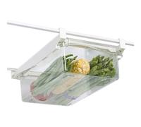 Leftwei Conteneur de Rangement pour Réfrigérateur pour Cuisine, Bac à étagère Extractible |Conception Sous étagère Peu Encombrante, Plastique de qualité Alimentaire, Organisateur de Tiroir de