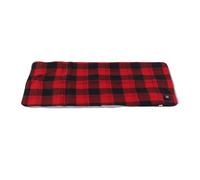 Leftwei Coussin Chauffant électrique en Flanelle à Chauffage Rapide, Coussin Chauffant alimenté par USB à Grille Rouge, 3 Réglages de Chaleur, Idéal pour les Femmes, les Hommes, le Bureau, la