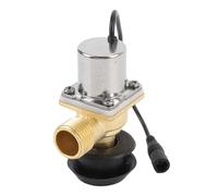 Leftwei Électrovanne électrique, électrovanne à Impulsion de Contrôle de l'eau en Acier Inoxydable avec Filetage G1/2 G3/8, Idéale pour les Systèmes d'irrigation de Jardin à Interrupteur Automatique