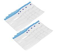 Leftwei Ensemble de Sacs de Stockage de Filament d'imprimante 3D, Ensemble de Sacs Scellés Sous Vide, à Pompe à Main avec Prévention de l'oxydation, Compatibles avec Différentes Tailles de