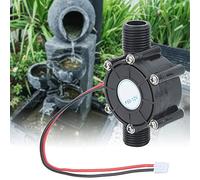 Leftwei Générateur D'eau Hydroélectrique Noir DC 12V 10W, Source D'alimentation Efficace pour Robinets Intelligents et Lumières LED