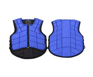 Leftwei Gilet équestre Réglable pour Enfants, Jeunes | Absorption des chocs, mousse haute densité et nylon, protection corporelle d\'équitation pour garçons et filles