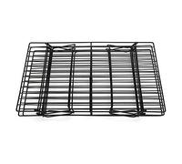 Leftwei Grille de Refroidissement Pliable à 3 Couches, Plaque de Cuisson Antiadhésive avec Résistance aux Hautes Températures, Matériau en Fer, Grand Roulement de Poids, Idéale pour le Pain, les