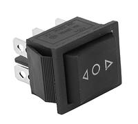 Leftwei Interrupteur à Bascule momentané à 3 Positions, Marche/arrêt sur 6 Broches 16 A 125 V 20 A 250 V, Interrupteur à Panneaux Marqués avec Indications Précises, Idéal pour les Voitures, Motos et