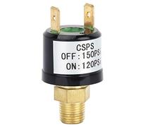 Leftwei Interrupteur de Contrôle de Pression du Compresseur d'Air, Interrupteur de Pression Robuste de 120 à 150 PSI, avec Mise Hors Tension Automatique, Idéal pour la Pompe à Air de Tracteur à