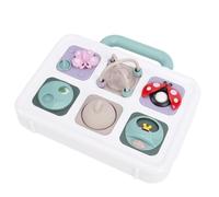 Leftwei Jouet de Planche Sensorielle éducative, Jouet d'activités Animales de motricité Fine, de Jeu Stimulant Le Cerveau, Idéal pour la Concentration et Le Divertissement des Tout-Petits