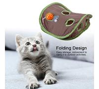 Leftwei Jouet Interactif pour Chat de Compagnie avec 9 Trous de Souris, Conception Pliable pour Un Rangement Facile, Parfait pour Jouer en Intérieur