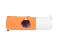 Leftwei Jouet Tunnel pour Chat, Fil d'acier en Tissu Oxford, Accès Direct, Pliable et Portable, Trou d'oeil pour Chat avec Tunnel intégré et Grotte pour pour Chiot, Chaton, Chaton, Lapin (Grande