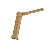 Leftwei Lampe de Travail LED Rotative à 360 Degrés, Lampe de Travail Inférieure Magnétique avec Crochet Pliable et 4 Modes d'éclairage, Idéale pour l'extérieur, la Réparation, le Camping, la (Kaki)