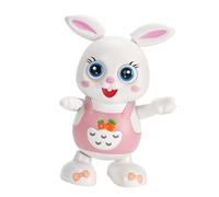 Leftwei Lapin Dansant Jouet Interactif pour Enfants, Lapin électrique Chantant et Dansant pour Enfants avec Un Design Brillant