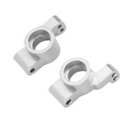 Leftwei Lot de 2 Coupelles de Direction Arrière RC, Pièces de Rechange en Alliage pour Voiture RC à l'échelle 1/24, Coupelles de Direction avec Design Gauche et Droit, Idéales pour Une Simulation