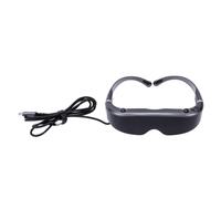 Leftwei Lunettes VR, écran de 120 Pouces avec Commutation 2D/3D, | Voici la Traduction Directe en Français : Affichage Vidéo, Résine Silicone ABS, IOS Téléphones Ordinateurs Consoles, Films