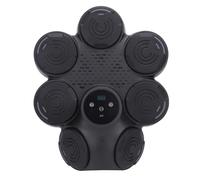 Leftwei Machine de Boxe Musicale Bluetooth Intelligente, Entraîneur de Frappe Interactif avec 9 Réglages de Vitesse, 7 Zones de Frappe Agrandies et Commentaires en Temps Réel, Idéal pour Les (Black)