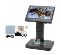 Leftwei Microscope Numérique avec écran IPS de 5 Pouces, Haute Résolution, Grossissement 1080P 1000X pour L'inspection et la Recherche de Pièces de Monnaie
