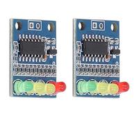 Leftwei Module Indicateur de Niveau de Batterie, Testeur de capacité Précis, Affiche 4 Phases pour les Systèmes 12 V, Ensemble de 2 Pièces