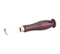 Leftwei Outil de Rainurage de Bord en Cuir, Rainure de Doublure de Bord en Cuir en Acier Inoxydable, Outil de Fente avec Pointe Incurvée, Idéal pour la Décoration de Sangles Artisanales, 1 Mm 2 Mm