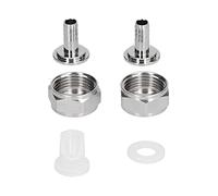 Leftwei Raccord de Connecteur de Coupleur de Fût de Bière de qualité Supérieure pour Systèmes de Brassage à Domicile avec Construction Durable en Acier Inoxydable 304