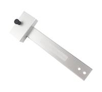 Leftwei Rail de Guidage carré pour Scie à Rail, Rapporteur à Angle Droit de 90 Degrés en Alliage d'aluminium pour des Coupes de Précision, Guide carré Réglable avec Support à Fente en T