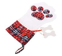 Leftwei Sacs Cadeaux de Noël, Chaussettes à Griffes pour Chien de Grande capacité, Tissu Doux, Aspect Mignon, Lisse au Toucher, Motif de Griffes pour Animaux de Compagnie pour Suspendre Poupée, Jouet,