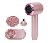 Leftwei Sèche-cheveux Rechargeable, Portable, à Séchage Rapide, avec Deux Modes, pour Voyage, Salle de Sport, Batterie 15000mAh, Taille 250x104x80mm (Or Rose)