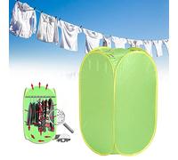 Leftwei Sèche-Linge Portable 220V 800W - Machine à Linge électrique Pliable à 3 Niveaux pour Appartements, Blanchisserie, Ménage et Voyage, Vert