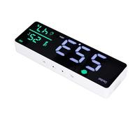 Leftwei Sonomètre Décibel Mètre 30-130dBA Détecteur de Bruit Affichage LED Décibel Température humidité Testeur pour la Maison, Usine Voisine Bruyante