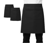 LEFUNDA® 2 Tabliers de Cuisine Imperméables avec 2 Poches Réglables BBQ Longues Bretelles pour Hommes Femmes Cuisine Restaurant Café