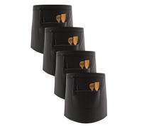 LEFUNDA® 4 Tabliers de Cuisine Imperméables avec 2 Poches Réglables BBQ Longues Bretelles pour Hommes Femmes Cuisine Restaurant Café