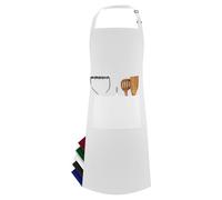 LEFUNDA® Tablier de Cuisine Imperméables avec 3 Poches Réglables BBQ Longues Bretelles pour Hommes Femmes Cuisine Restaurant Café