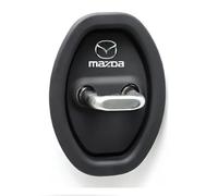 LEFUVR 4 Pièces Housse de Protection pour Serrure de Porte de Voiture pour Mazda2 III (DL) 2019-2022, avec Absorption des Chocs Silencieuse Réduction