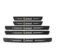 LEFUVR 5 Pièces Protection Seuil Voiture Autocollant pour Smart #1 Brabus 2023, Fibre de Carbone Protege Seuil de Porte Voiture,B