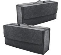 LEFUVR Organisateur de Coffre Voiture pour Ford Puma ST 2020-2023 2024, Sac de Rangement Pliable Robuste, Boîte de Rangement avec Compartiments,2 pcs