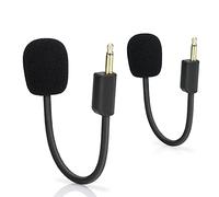 LEFXMOPHY Blackshark V2 Lot de 2 micros de rechange pour casque de jeu Razer BlackShark V2 et V2 Pro 3,5 mm détachable sur PC, Xbox, PS4, PS5