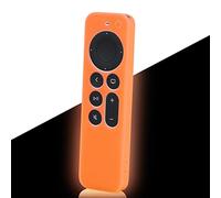 LEFXMOPHY Coque de rechange en silicone avec dragonne pour Apple TV 4K 2021 Series 6/6ème génération Orange