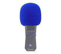 LEFXMOPHY Filtre anti-pop pour enregistreur stéréo Zoom H1essential (modèle 2024, série Essential) Housse en mousse bleue