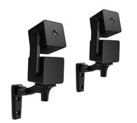 LEFXMOPHY Lot de 2 supports muraux pour caméra WYZE Cam Pan V3 - Pour intérieur/extérieur - Inclinaison à 180 degrés - Réglable - Noir