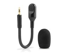 LEFXMOPHY Microphone de remplacement pour le nouveau casque de jeu sans fil Razer BlackShark V2 Pro édition 2023 (non compatible avec 2020) Black Shark 3,5 mm Microphone boom détachable pour jeu