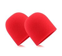 LEFXMOPHY Pare-brise rouge de rechange pour microphone de jeu Logitech G Yeti GX Dynamic RGB avec filtre anti-pop en mousse