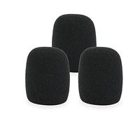 LEFXMOPHY SM57 Lot de 3 housses de protection anti-bruit en mousse pour microphone vocal Shure SM57