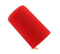 LEFXMOPHY SM7B Pare-brise pour microphone vocal Shure SM7B RK345 Filtre anti-bruit Housse en mousse Rouge