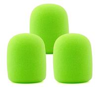 LEFXOMPHY Lot de 3 filtres anti-pop SM57 pour microphone Shure SM57 / 545 / Beta SM57A Series Micro de rechange pour manche à air éponge A2WS Vert