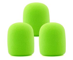 LEFXOMPHY Lot de 3 filtres anti-pop SM57 pour microphone Shure SM57 / 545 / Beta SM57A Series Micro de rechange pour manche à air éponge A2WS Vert