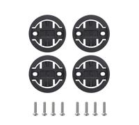 LEFZUR Lot de 4 Supports Vélo Adaptateur, Compatible avec Compteur Garmin, Adaptateur de Remplacement pour Support Garmin Edge, Vis de Montage Incluses, Pièce Détachée pour Navigation Vélo