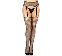Leg Avenue 1680 Ensemble Porte-Jarretelle/Bas Industrial Net Noir Tu EUR 34-38