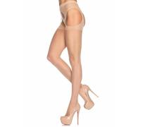 Collant Extra Fin 1901 et Jarretelles Beige