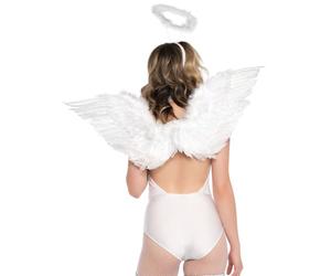 Leg Avenue 2065 Kit Accessoires Ange Blanc Taille Unique EUR 34-38