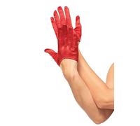 Leg Avenue 2137 Mini-Gants Satinés Rouge Taille Unique EUR 34-38